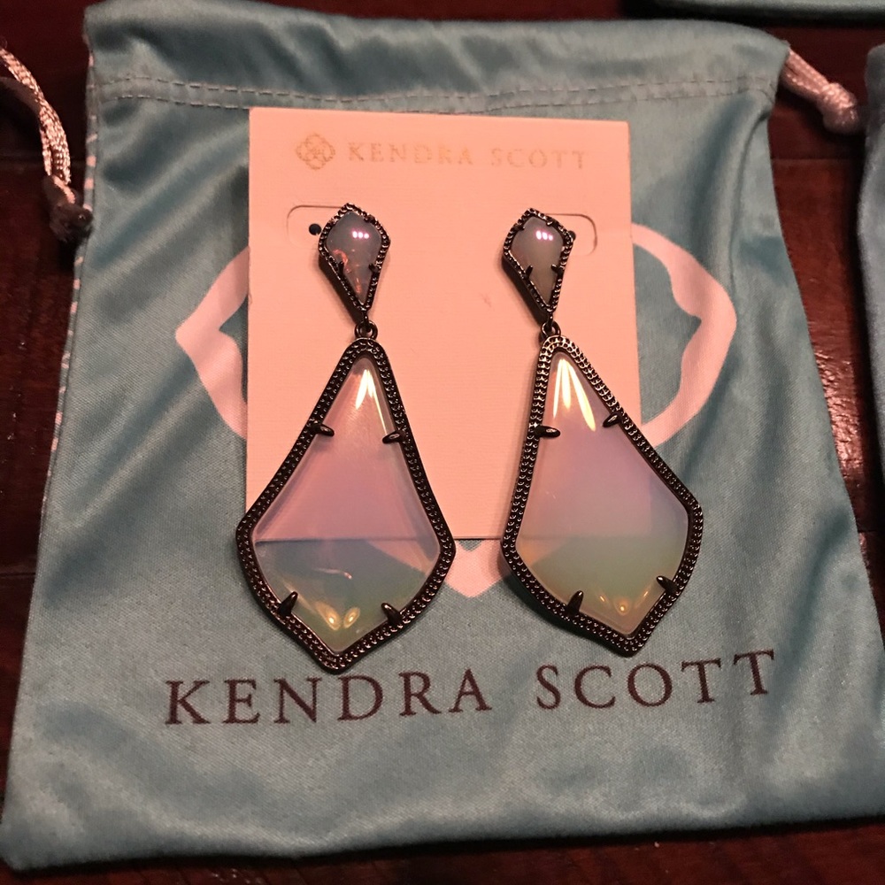 Kendra Scott Alexa Drop earrings - Dichroic Glass